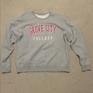 Gray Grove City College Sweatshirt